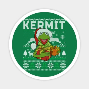 Kermit Christmas Ugly sweater Magnet
